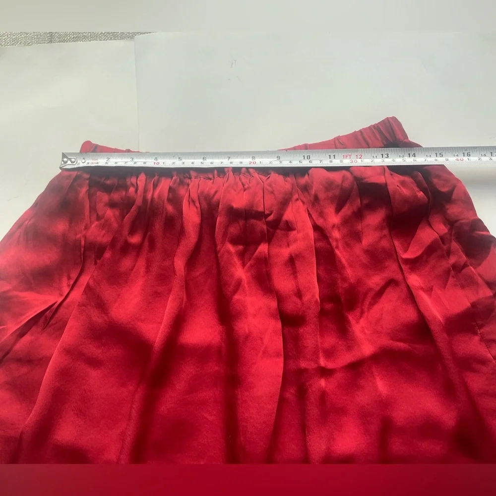 club monaco silk Red Skirt - Picture 4 of 6
